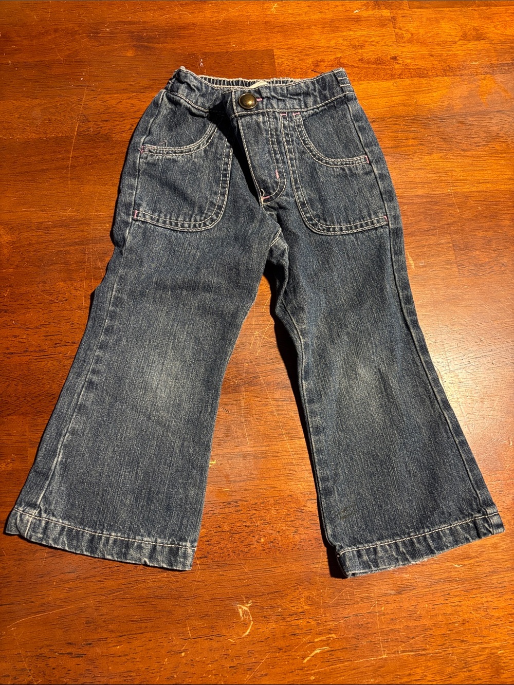Circo Dark Blue Kids Denim Jeans with Multicolor Brand Tag